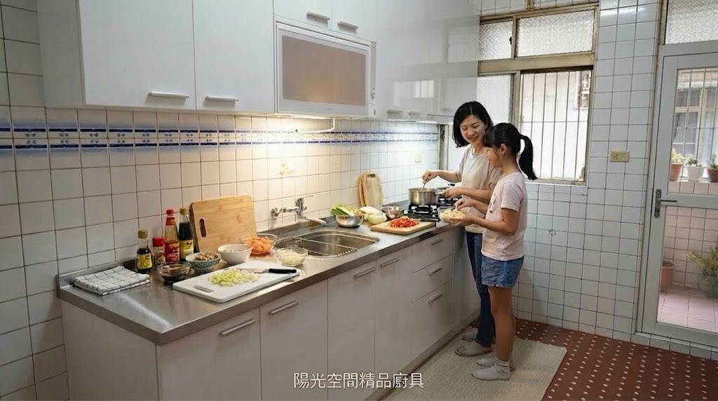 板橋老屋翻新 304不鏽鋼檯面廚具 防蟑設計