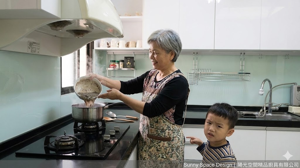 板橋懷仁街L型廚具完工照