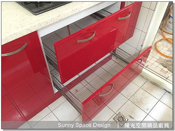 木三抽收納與刀具砧板架