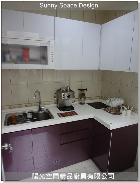 新店光明街L型廚具茶水間配置