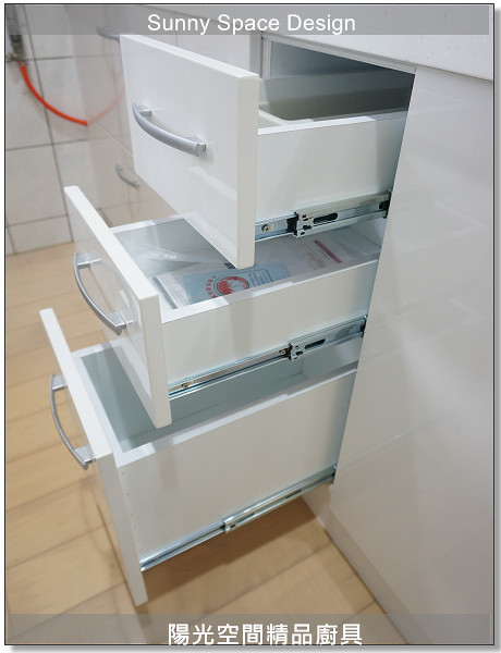 三截木三抽下櫃收納機能