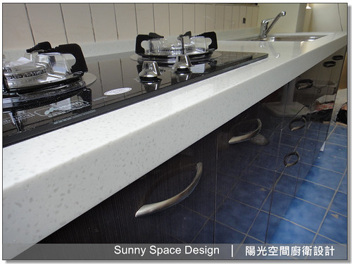 豪山雙口玻璃爐與人造石檯面