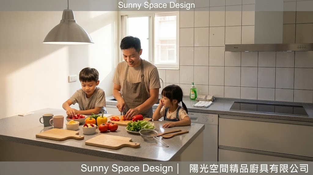 桃園楊梅冷靜科技風三字形廚具完工照