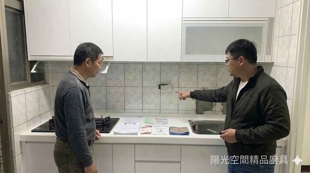 板橋金門街一字型安全廚具翻新完工照