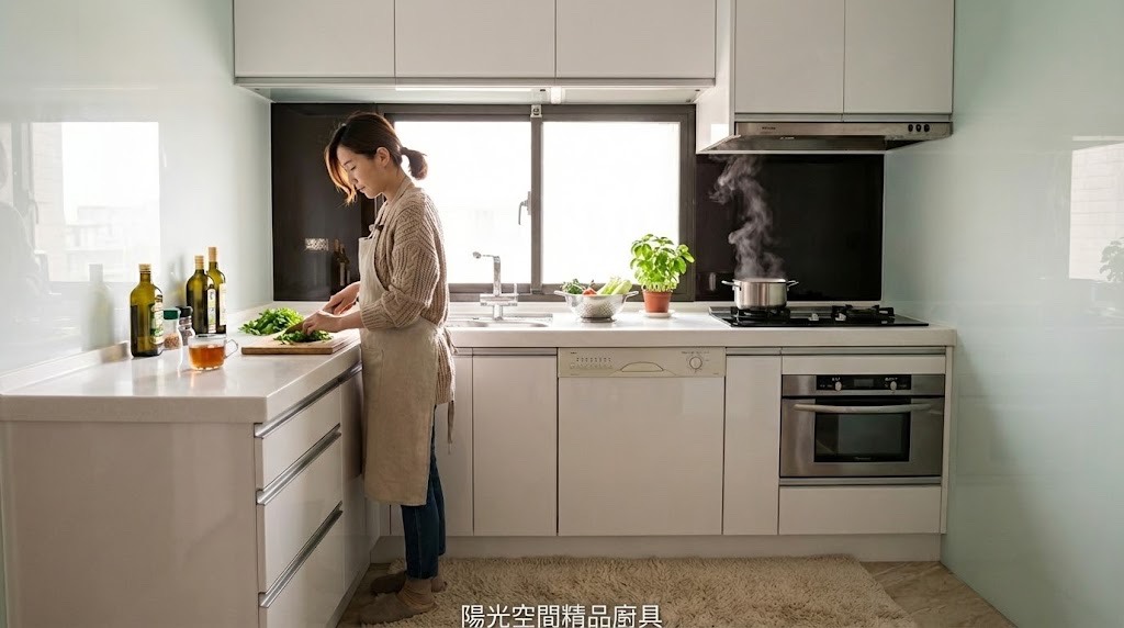 三重 L 型結晶鋼烤廚房 × 蒸爐 × 洗碗機