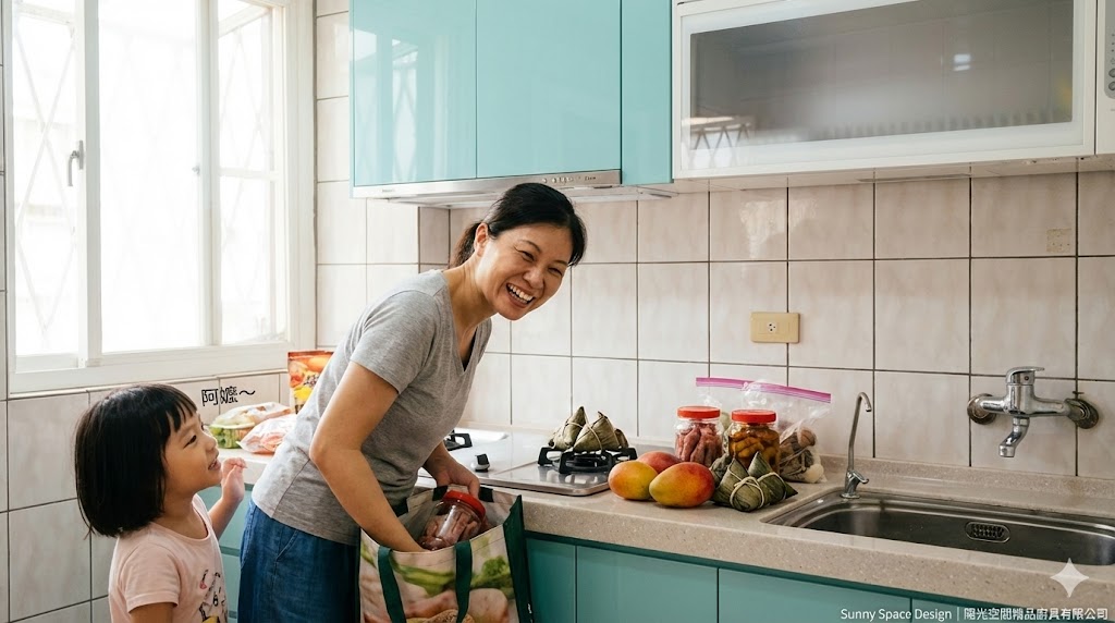 桃園平鎮漢口街一字型小廚房完工照