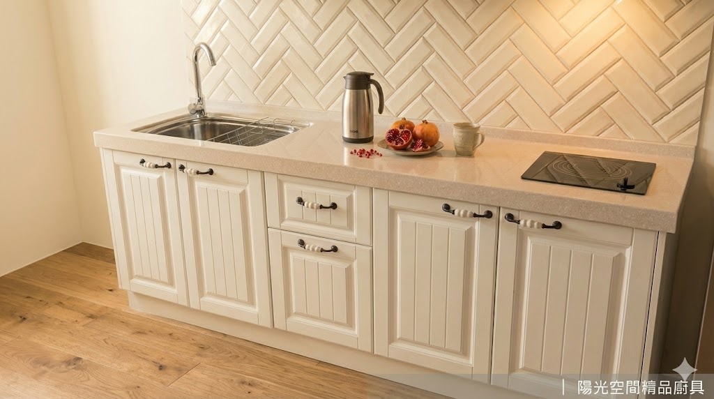 永和套房美式鄉村風廚具完工照