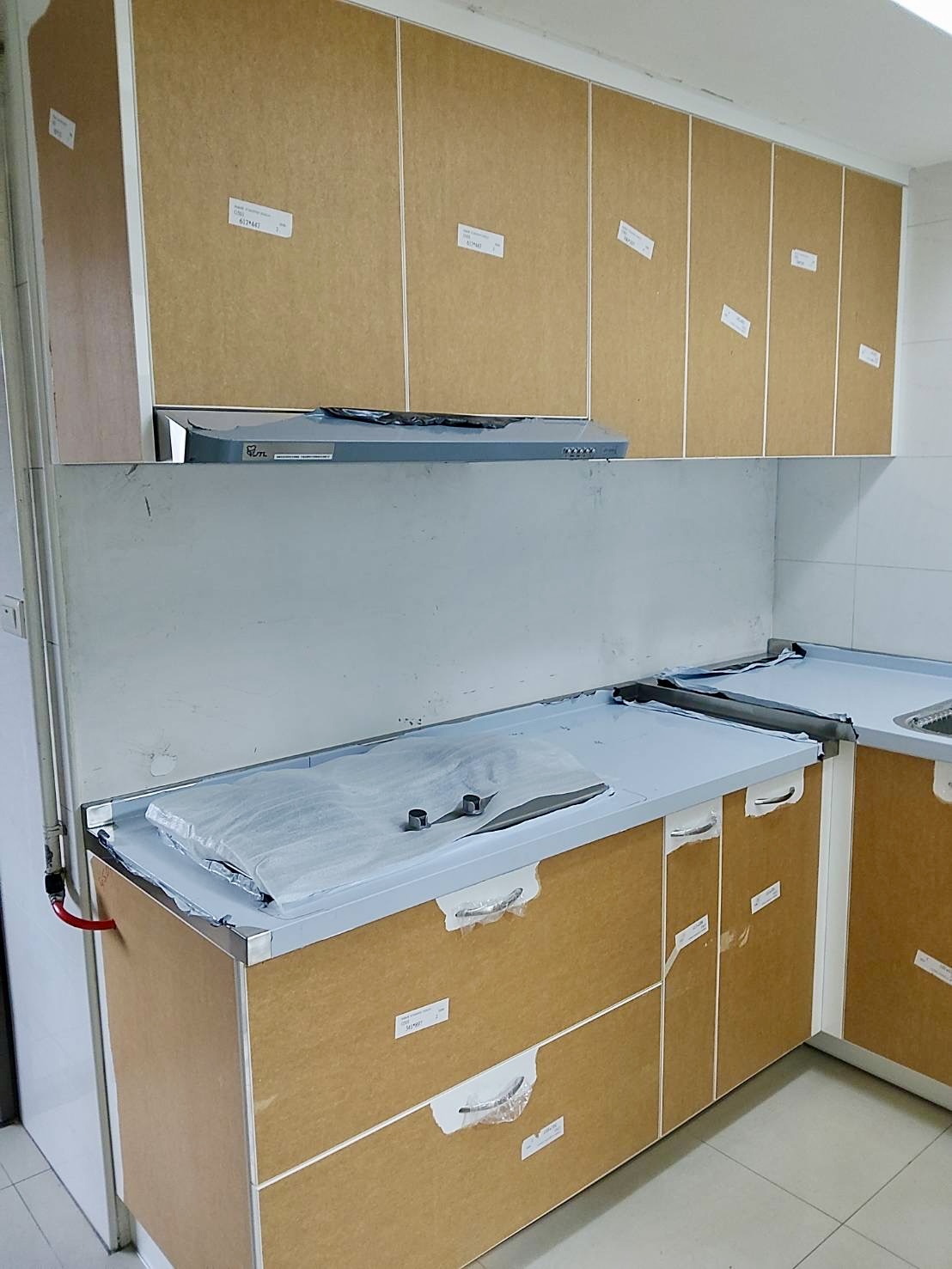 高低差交接細節 高低檯面交接細節 不鏽鋼插入接合工法