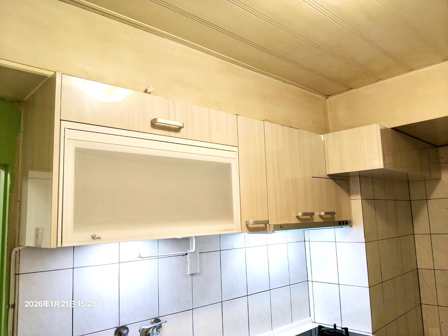 萬華區一字型廚房 喜特麗懸掛式烘碗機